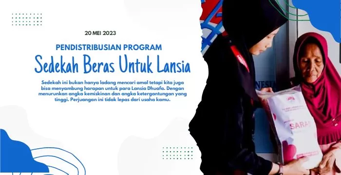 Pendistribusian Sedekah Beras