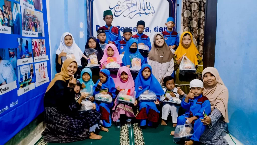 kegiatan Dzikir doa bersama anak yatim