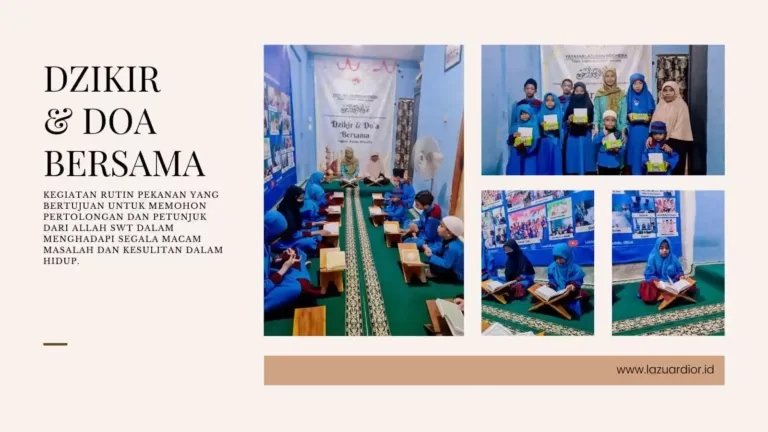 Program Kegiatan Dzikir & Do’a Bersama Adik-adik Yatim