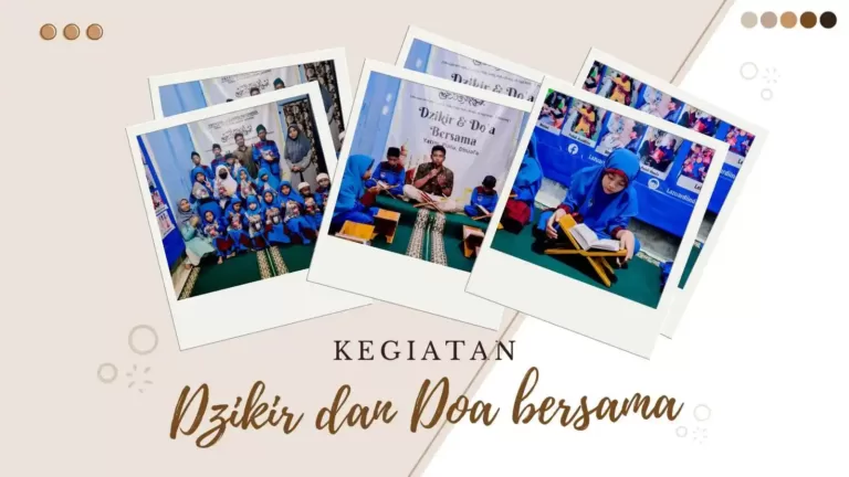 Dzikir & Doa Berjamaah Bersama Adik Yatim