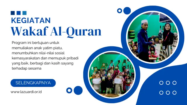 Penyaluran Wakaf Al-Quran