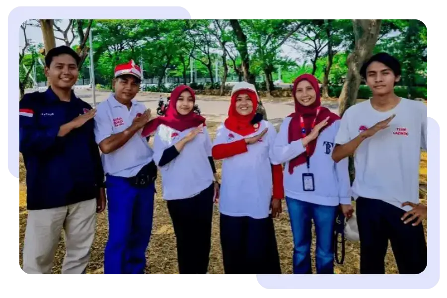 team lz Yayasan Lazuardi Indonesia Yayasan Lazuardi Indonesia foto relawan lazuardi