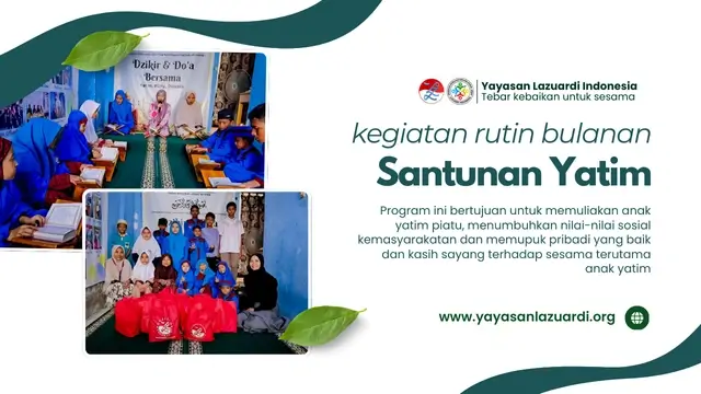 Berkah Rabiul Awal, Santunan Yatim Di Lazuardi