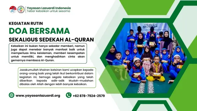 Doa Bersama untuk Masa Depan Cerah Anak Yatim