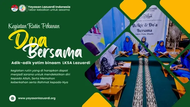 Ukhuwah Islamiyah Terjalin dalam Doa Bersama Anak Yatim