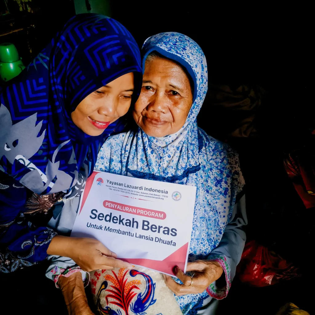 program sedekah beras untuk lansia