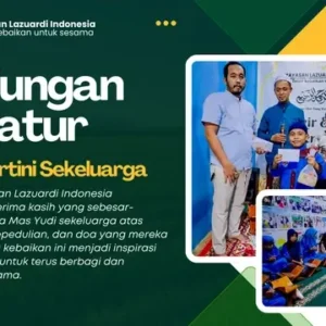 Kebaikan Mas Yudi Sekeluarga untuk Yayasan Lazuardi